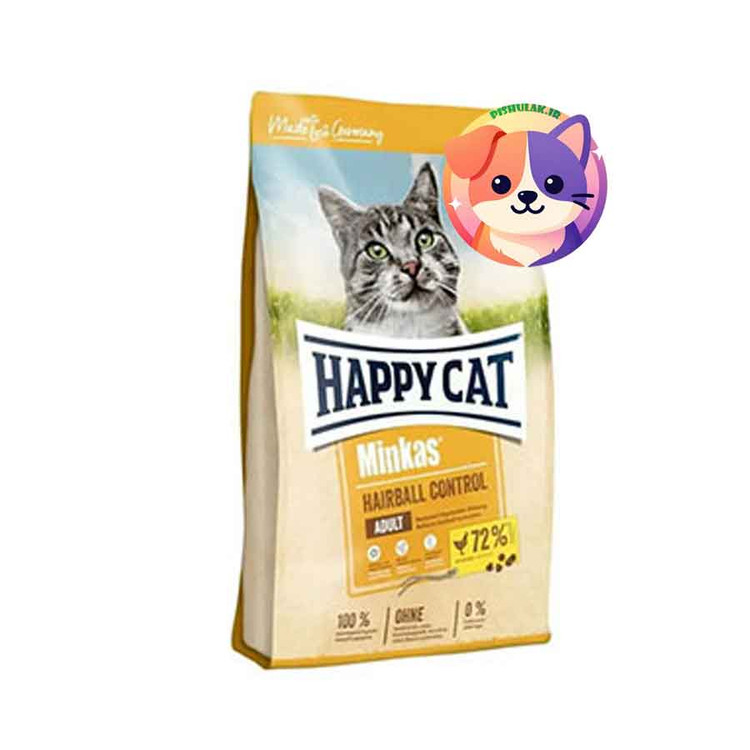 غذای خشک گربه هپی کت مدل مینکاس هیربال کنترول 10 کیلوگرمی | Happy Cat Minkas Hairball Control