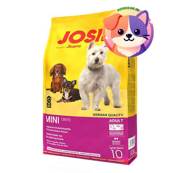 غذای خشک سگ جوسرا مینی ادالت (Josera Mini Adult) وزن ۱۰ کیلوگرم
