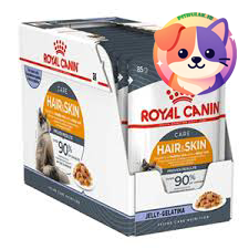 پوچ گربه رویال کنین هیر اند اسکین (Royal Canin Hair & Skin) | بسته ۱۲ عددی
