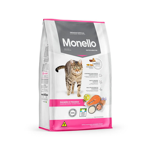 غذای خشک گربه مونلو میکس با طعم ماهی سالمون و مرغ 15 کیلوگرم | Monello Mix Salmon & Chicken 15kg